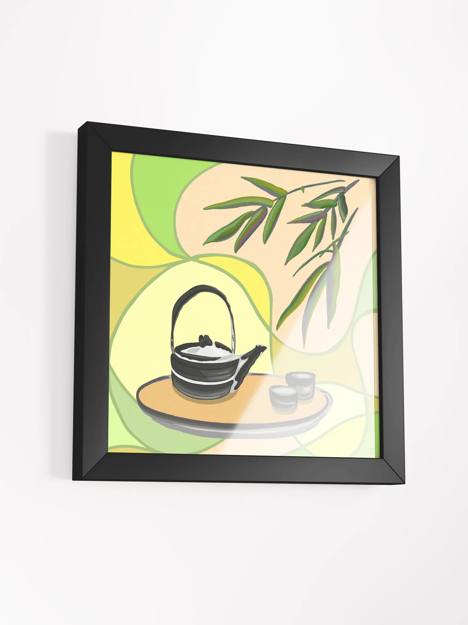 Teapot Serenity Framed Art Print - Coffee Shop No. 6 product image (43)