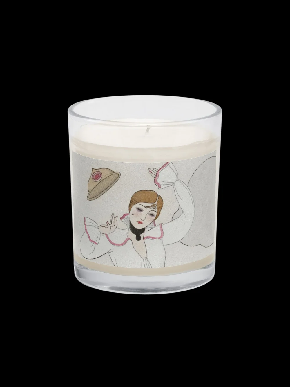 Costumes. Soy Wax Candle In A Clear Glass Jar. product image (2)