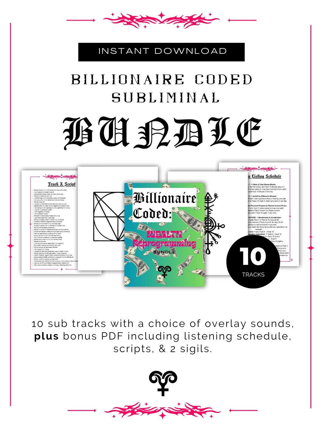 Billionaire Coded: Wealth Reprogramming Subliminal Bundle product image (2)