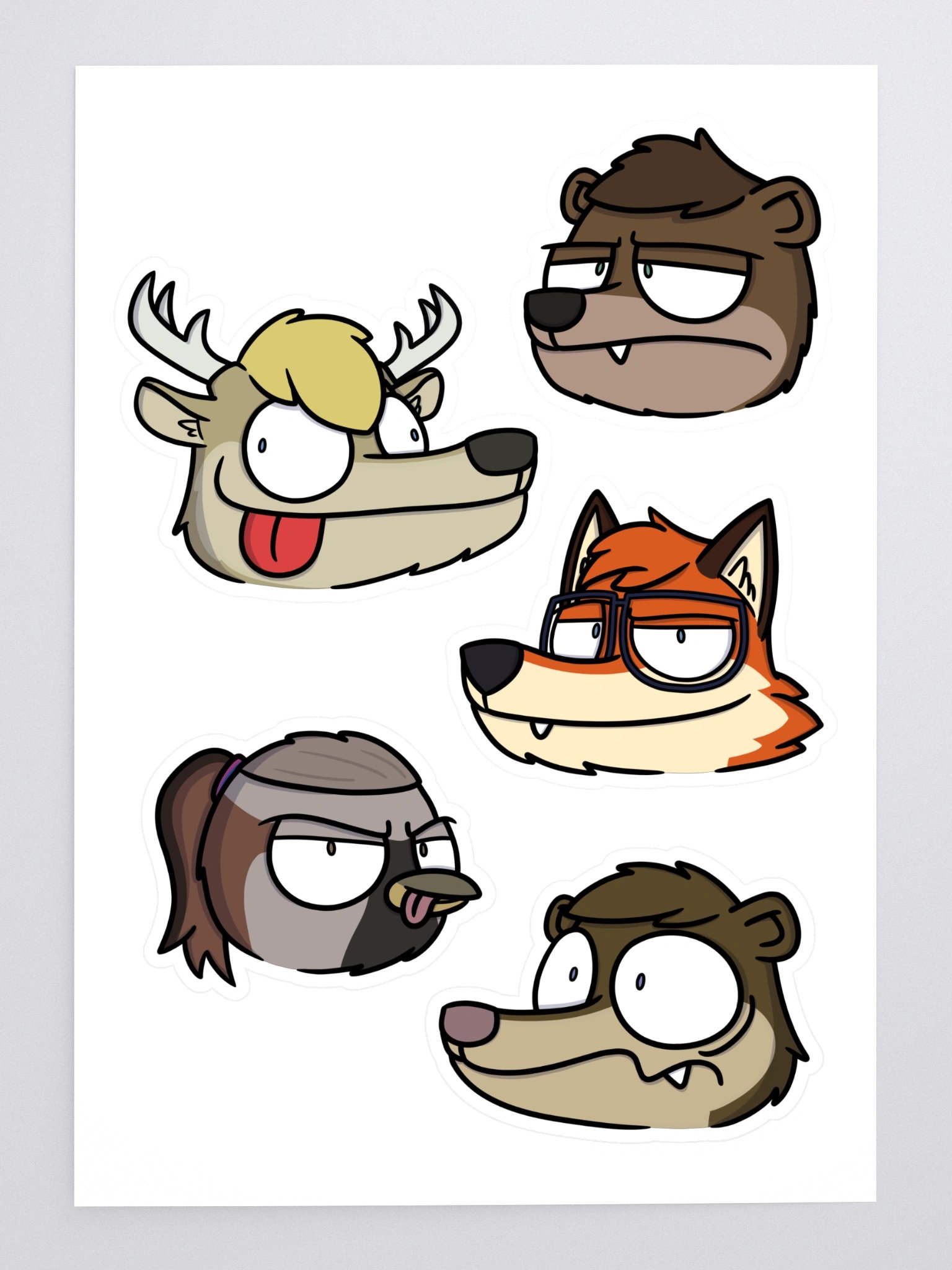 Five Guys Sticker Sheet #1 product image (3)