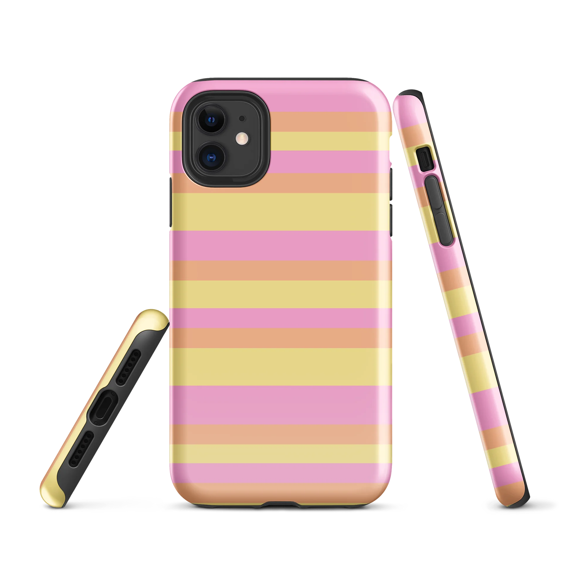 multi stripe i phone case product image (1)