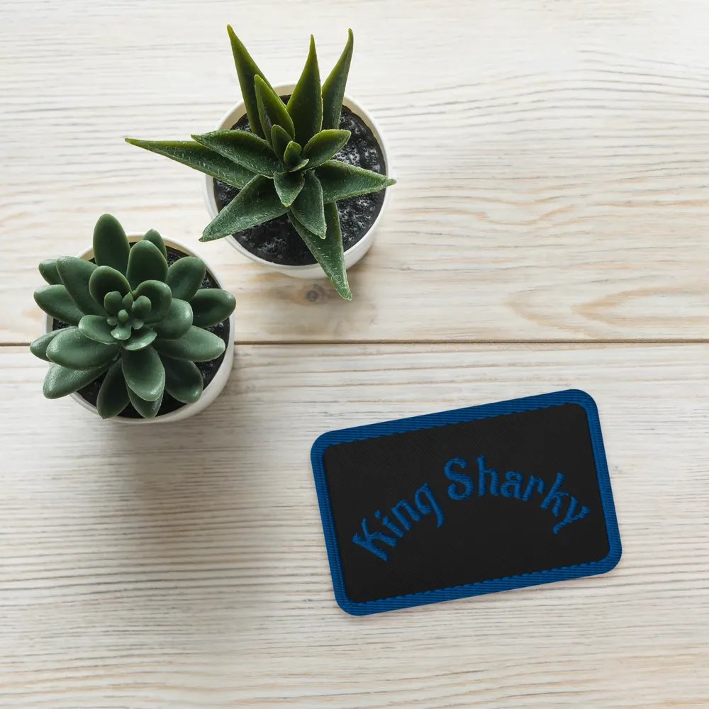 King Sharky Embroidered Patch product image (5)