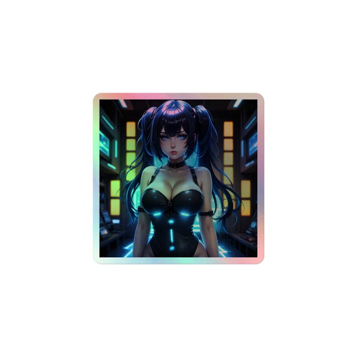 Cyberpunk Princess Kiss-Cut Sticker Sheet product image (1)