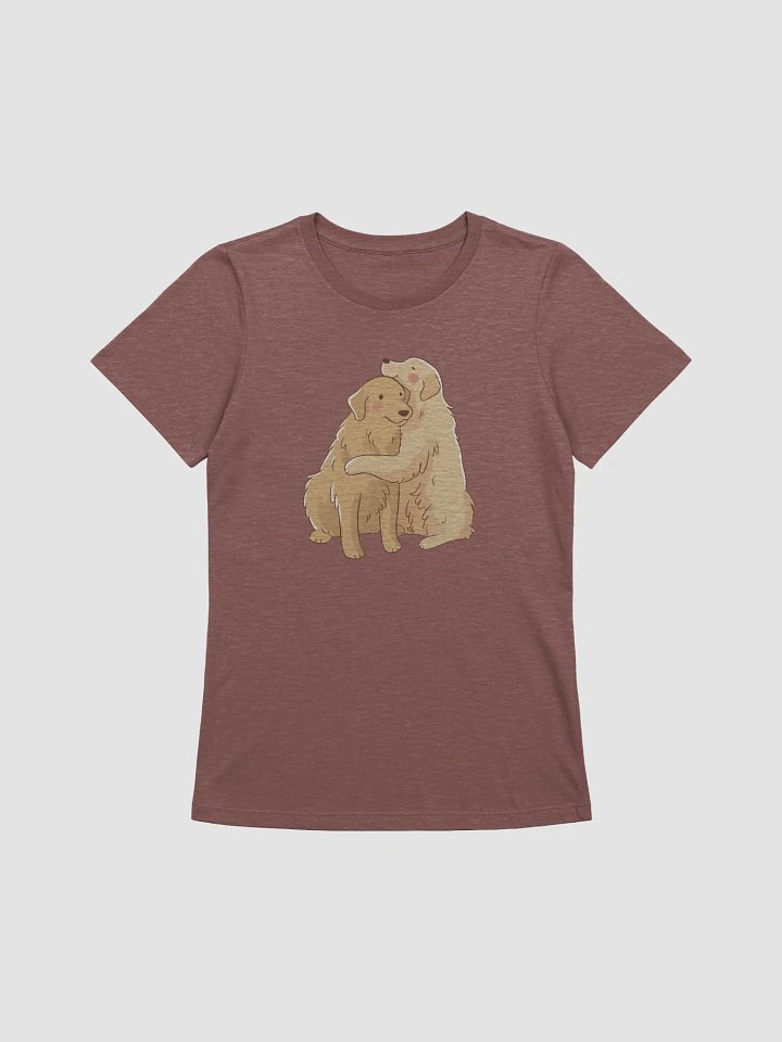 Golden Retriever Hug Women's Relaxed-fit Tee product image (1)