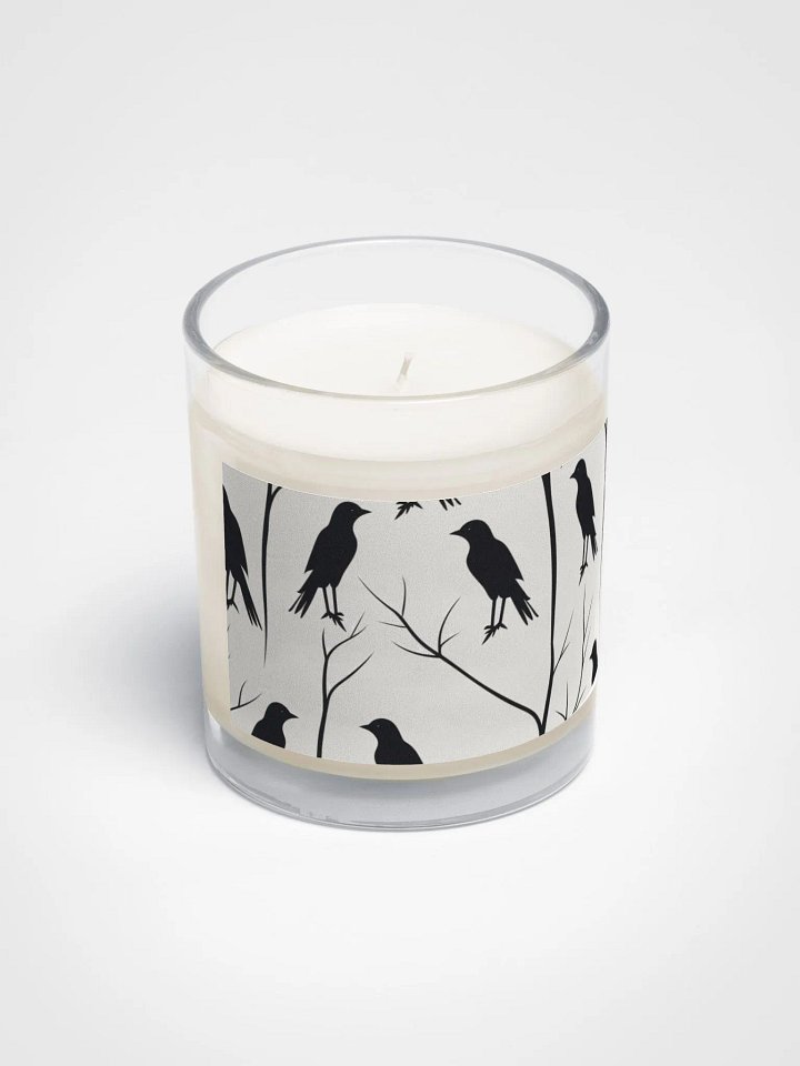 🌙 Cute Crows Motif Soy Candle 🕯️ product image (2)
