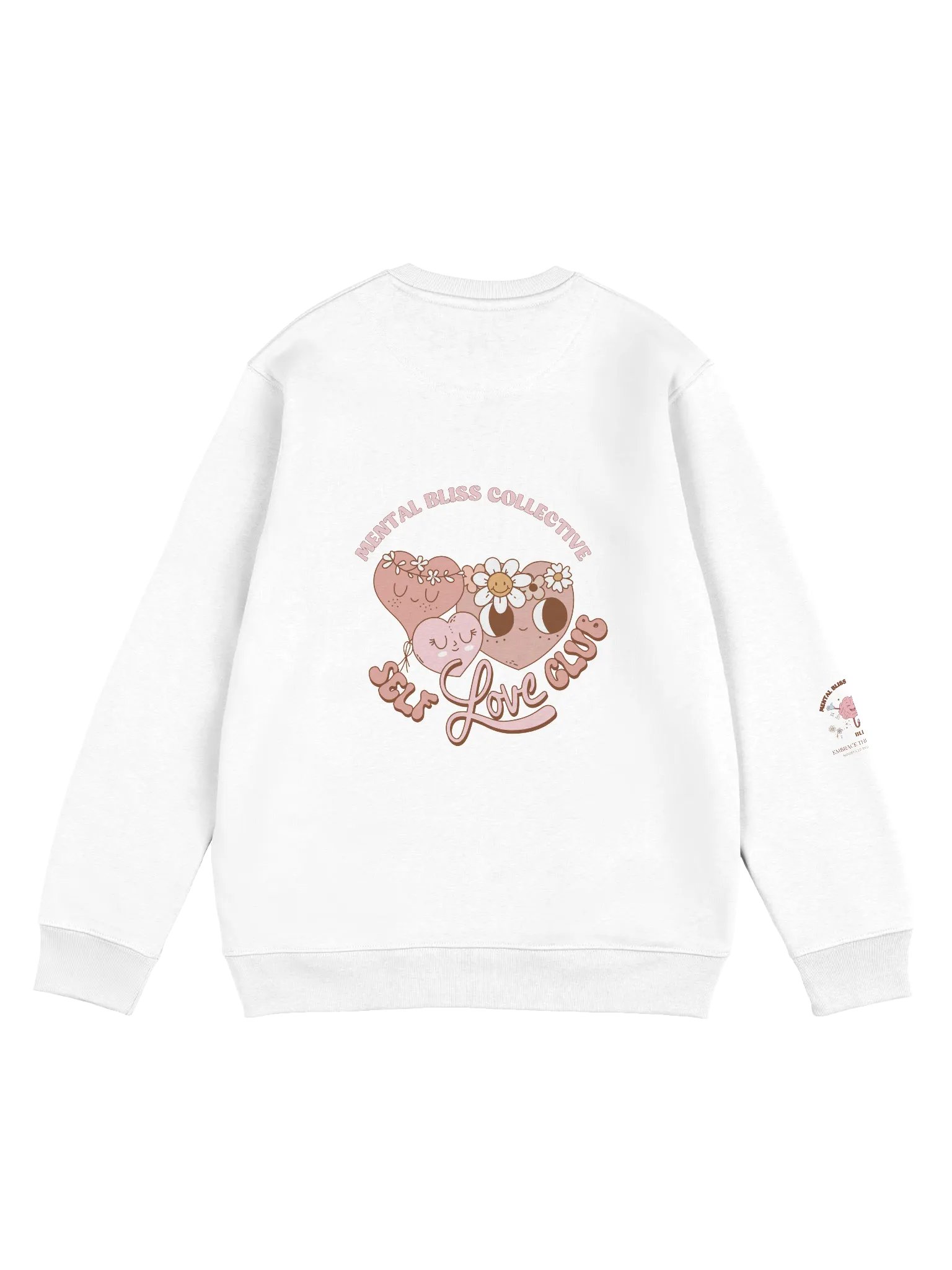 "Self Love Club" Unisex Eco Sweatshirt – Join the Movement of Self-Care product image (2)