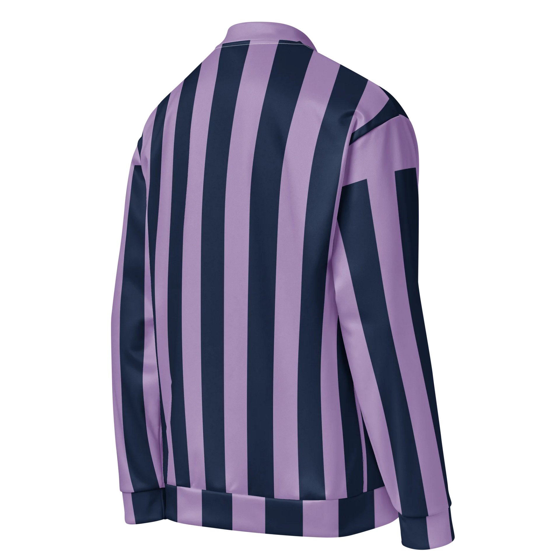 Unisex Gem Striped Bomber Jacket product image (4)