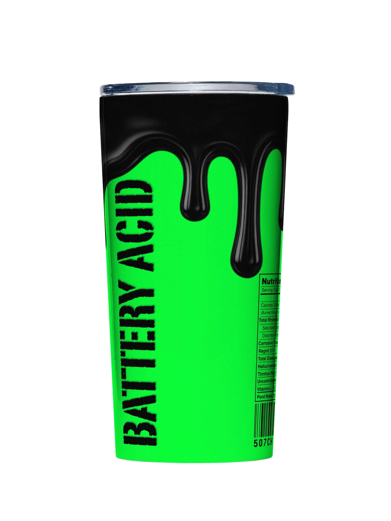 STAINLESS STEEL BATTERY ACID RECEPTACLE [ACID GREEN] product image (1)