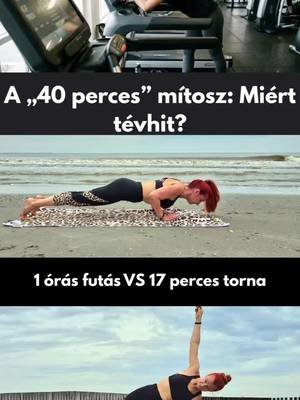 A „40 perces” mítosz: Miért tévhit? 👀 ​Figyelj, ezt sürgősen tisztába kell tennünk, mert látom, hogy mennyi nő kergeti ki magát a világból (vagy a futópályára órákra, teljesen feleslegesen), csak mert valaki egyszer kitalálta ezt. ​Biztosan hallottad már te is: „Csak  40 perc után indul be a zsírégetés, addig meg se mozdul!” 🤦‍♀️ ​Na, ezt a stopperórás elméletet most azonnal engedjük el. A tested nem úgy működik, hogy 39:59-nél még keresztbe tett kézzel ül, aztán bummm, a 40. percben hirtelen ráveti magát a zsírraktárakra. Mindig egy keverék üzemanyaggal működünk (szénhidrát és zsír), de ami a lényeg: a hosszú, monoton, magas pulzusú futással pont az ellenkezőjét éred el annak, amit szeretnél! ​Hogy miért? Jöjjön a biológia, de nyugi, a barátnős verzióban: ​1. A kortizol-csapda 🚨 ​Ha órákig nyúzod magad a futógépen, lihegsz, és a pulzusod az egekben van, a szervezeted nem azt fogja mondani, hogy „Ó, de szuper, fogyni fogunk!”. Dehogy. ​Azt fogja hinni, hogy az életedért futsz egy kardfogú tigris elől. Halálos vészhelyzet! Erre válaszul elárasztja a tested a kortizol (a stresszhormon). És mit csinál a kortizol, ha tartósan magasan marad? Kiadja a parancsot: „Veszély van, azonnal raktározz mindent, a zsírt meg pláne ne add oda!” ​2. A zsigeri zsír imádja a hosszú kardiót 😩 ​Itt jön a feketeleves.  Dr. Sean O'Mara és a modern kutatások is rég bebizonyították: a krónikusan magas kortizolszint miatt a test elkezdi makacsul védeni a zsírt, méghozzá a legveszélyesebb helyen: a belső szervek körül, vagyis zsigeri zsírként a hasi tájékon. ​Ráadásul, hogy legyen energiája a hosszú futáshoz, a drága, feszes izmaidat fogja elégetni, nem a zsírt! Az eredmény? Lassuló anyagcsere, löttyedtebb forma, és az a tipikus makacs hasi párna, ami nem akar eltűnni. ​Akkor mégis mi a megoldás 40 felett? ​Főleg a perimenopauza és menopauza idején, amikor a hormonrendszerünk amúgy is ezerrel táncol, nem stresszelni kell a testet még több kardióval, hanem okosan stimulálni! ​Hagyjuk ott a kilométerek hajhászását. Amire a testednek valójában szüksége van: ​Rövid, de hatékony és intelligens mozgás: 17 perc pont elég, ha jól van felépítve! ​Agy-test koordináció és saját testsúly: Az olyan áramló, folyamatos mozgások, mint az én saját fejlesztésű Infinity Flow módszerem, vagy a rövid, intenzív ingerek nem borítják ki a hormonrendszeredet. Nem küldik sokkba a tested, helyette finoman ébresztik fel az anyagcserét, védik az izmokat, és segítenek felemészteni azt a bizonyos makacs hasi zsírt – kortizol-pánik nélkül! ​A kevesebb néha tényleg sokkal több. Szóval tedd le a futócipőt, ha eddig csak szenvedtél vele, és inkább mozogjunk okosan, a hormonjainkkal együttműködve, nem pedig ellenük harcolva! 😉 17-perces sajáttestsúlyos, egyensúly  és Infinitty Flow gyakorlatok teljesen megfelelő,hogy formába gyere a menopauzában. Kommenteld, hogy 