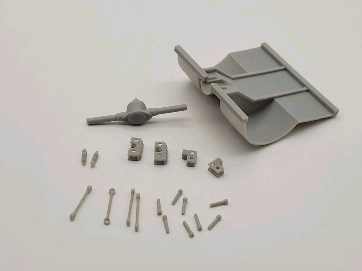 Pro Street Back Half Tubbed Chassis 4 Link 1/24 and 1/25 scale model cars product image (8)