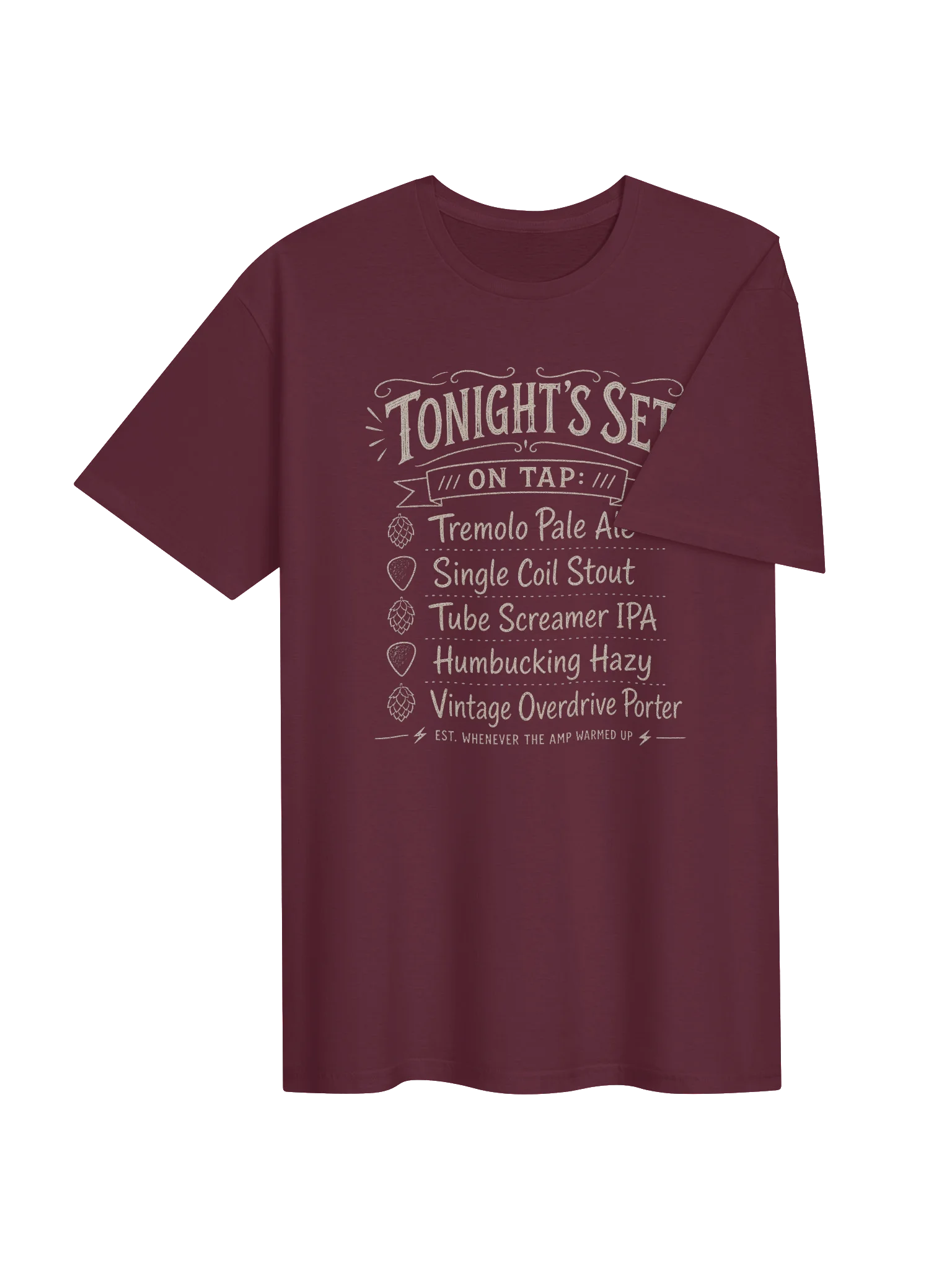 Tonight's Set - Craft Beer Themed Guitar T-shirt product image (5)