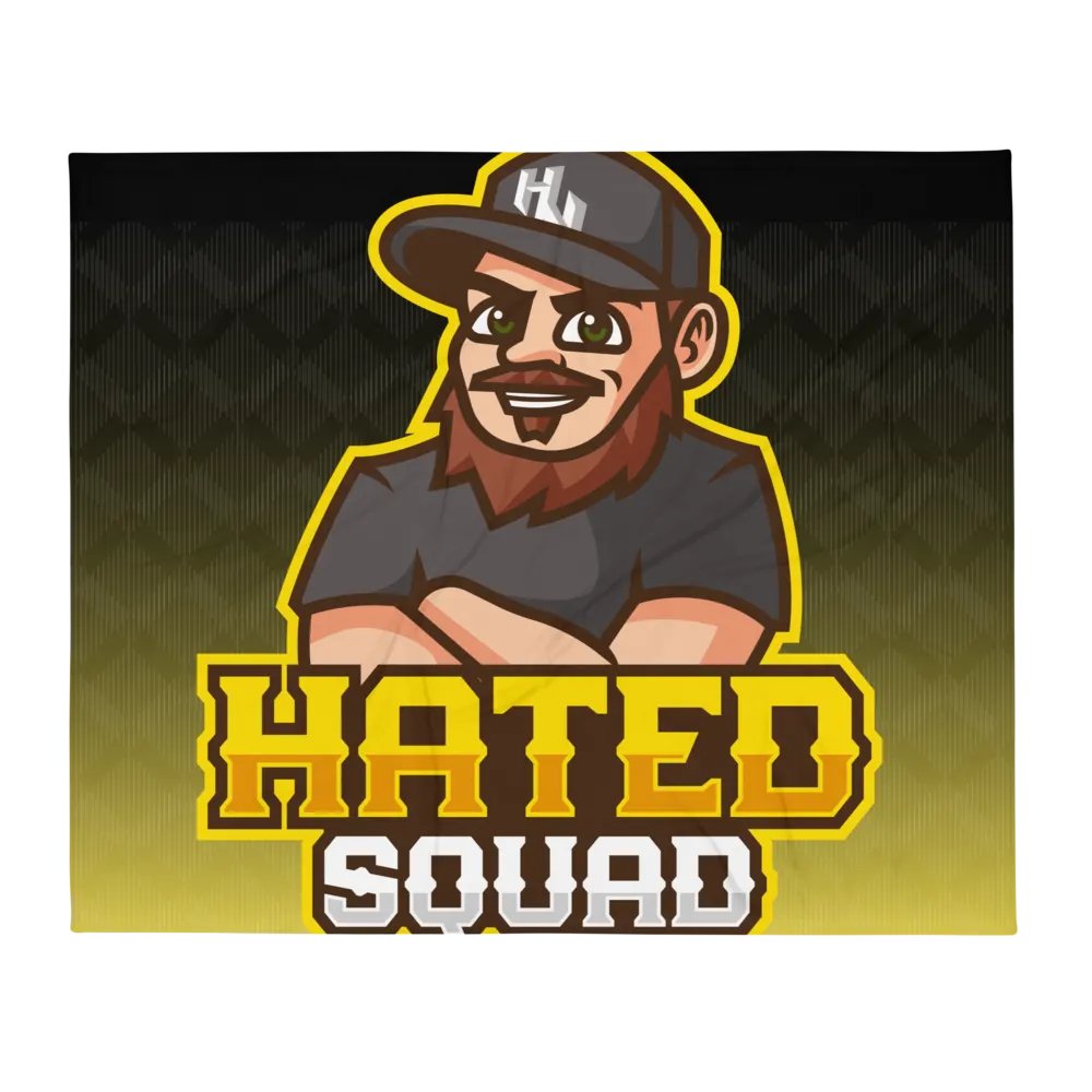 Hated Squad Throw Blanket product image (2)