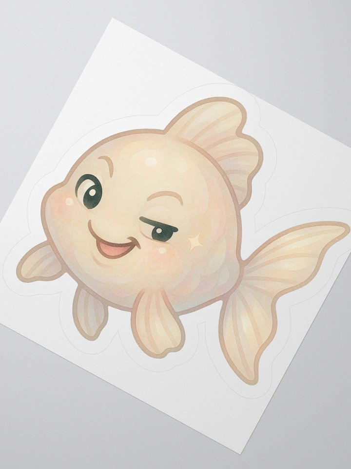 Pearl Fish Kiss Cut Sticker product image (4)