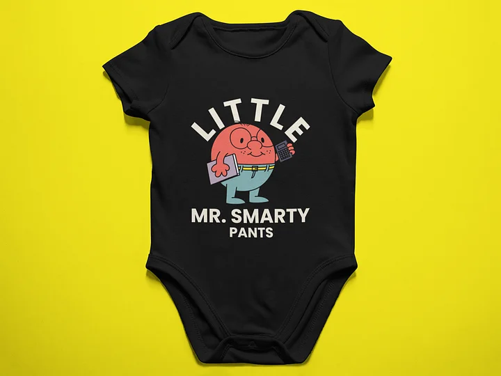 MR. SMARTY PANTS - Baby Bodysuit Onesies for Boys product image (1)