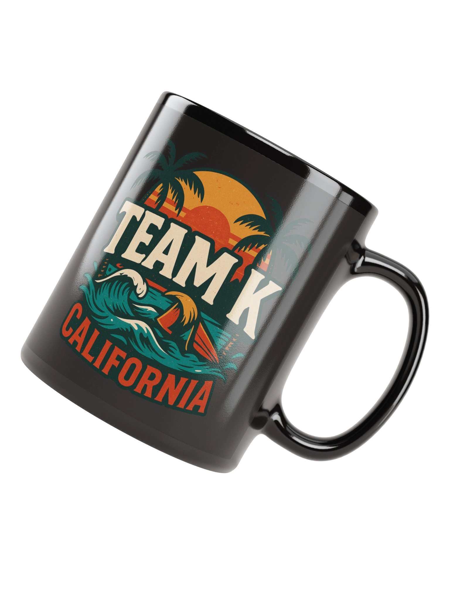TEAM K CALIFORNIA Black Mug product image (7)