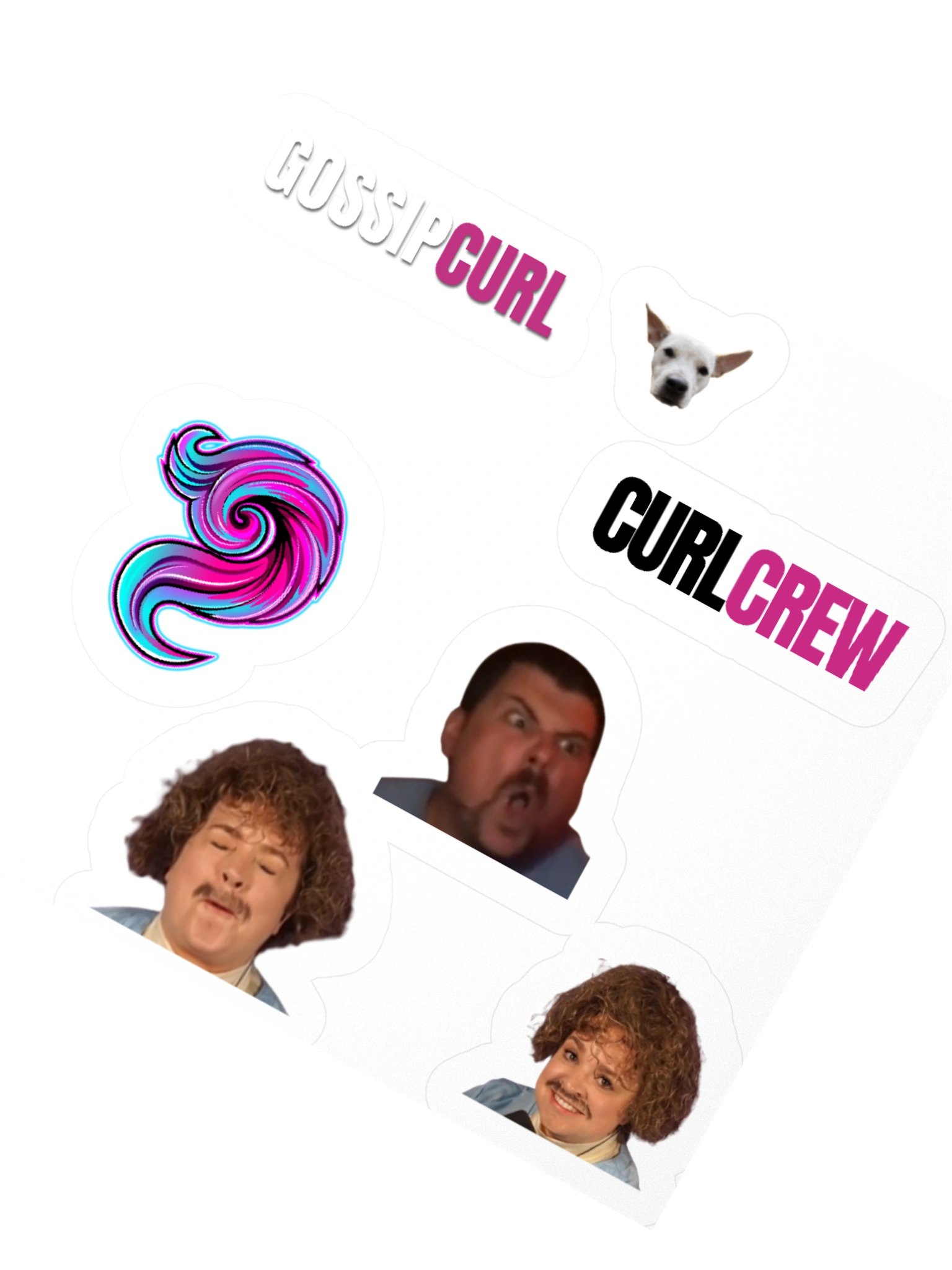 Curl Crew Stickers product image (7)