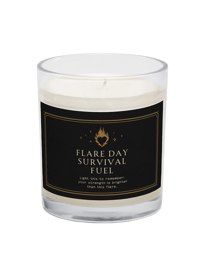Flare Day Survival Fuel Candle | Chronic Illness Spoonie Recovery Candle product image (1)
