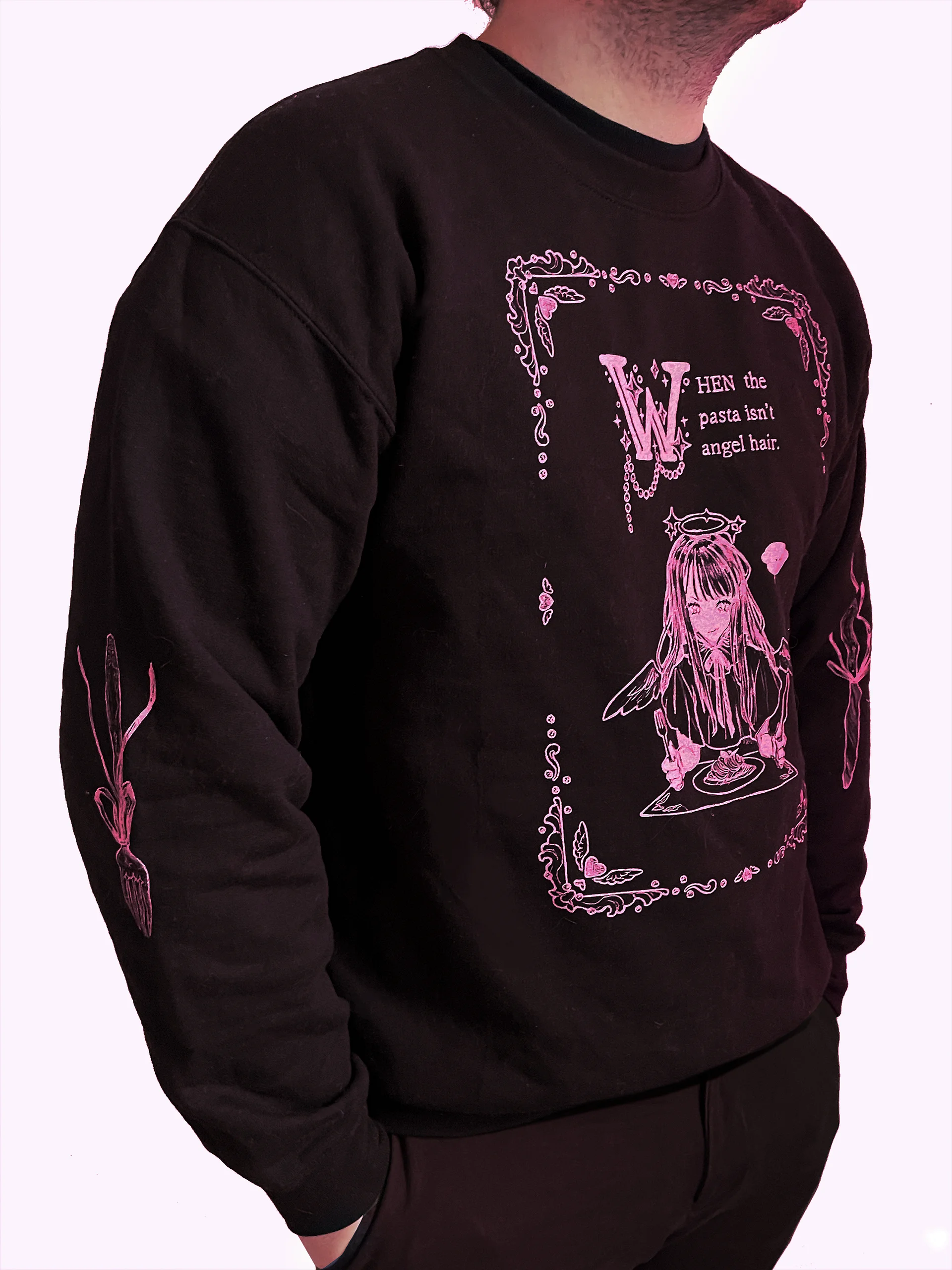 angel hair pasta // LIMITED EDITION crewneck product image (2)