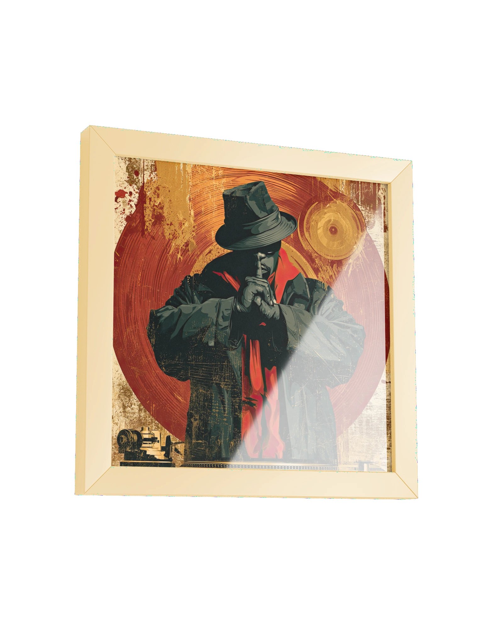 Off the Record | Framed Art Print | Originology | Black History X product image (4)