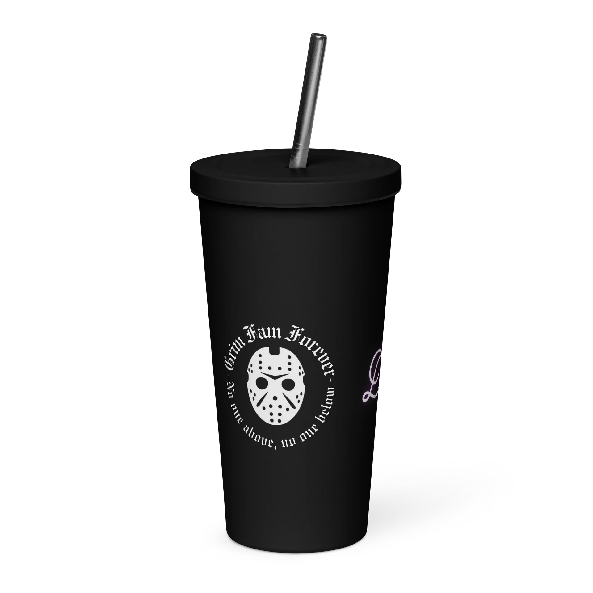 GRIM FAM - “CUP OF CHAOS” High-grade stainless steel Insulated Tumbler #1 - 20 oz (600 ml) product image (4)