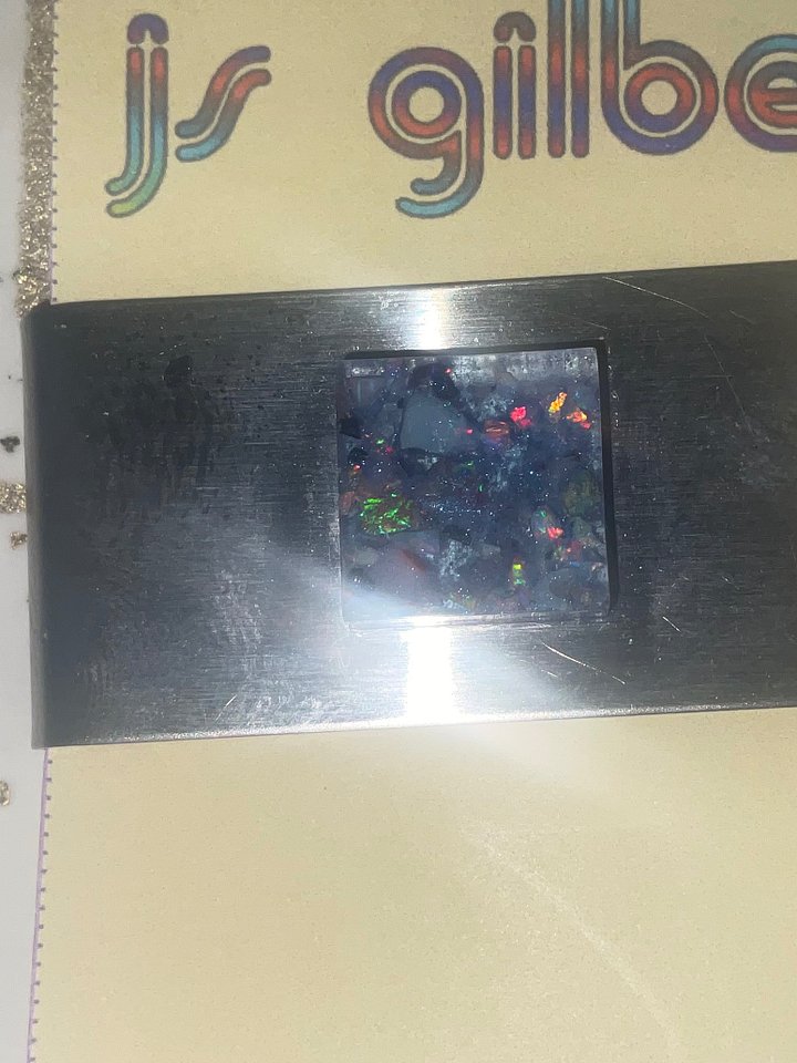 Money Clip - Square Opal product image (1)