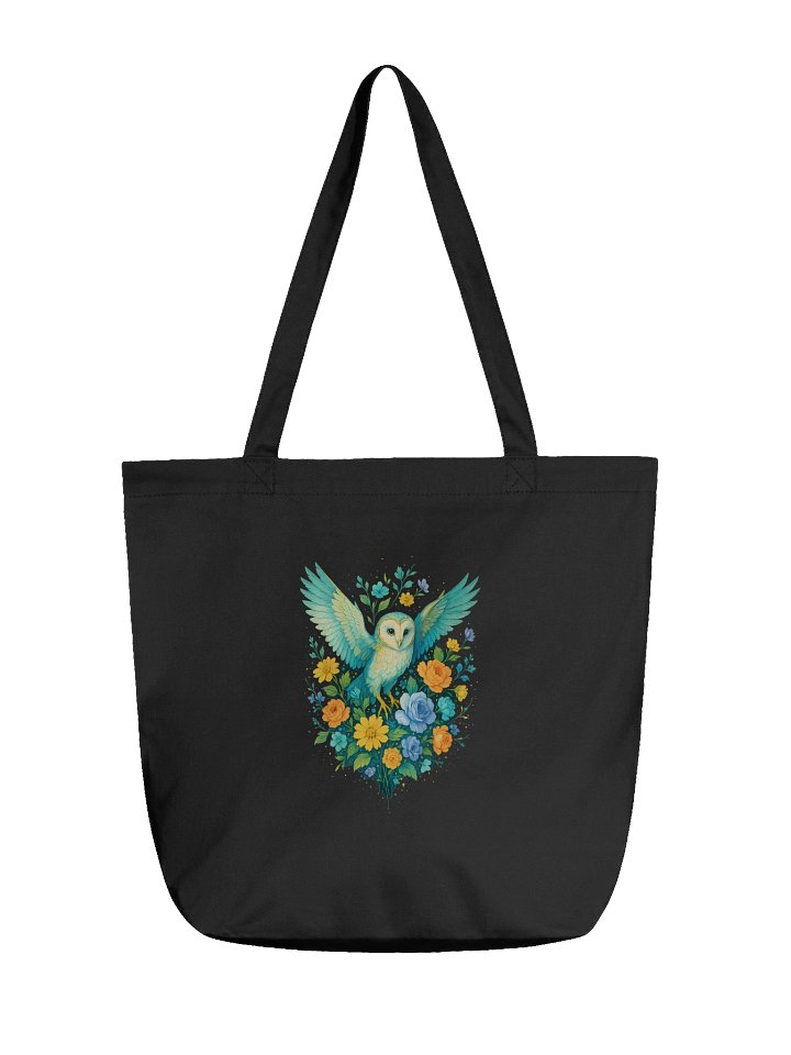 Cottagecore Owl Tote Bag With Wildflowers And Enchanted Forest Style product image (2)