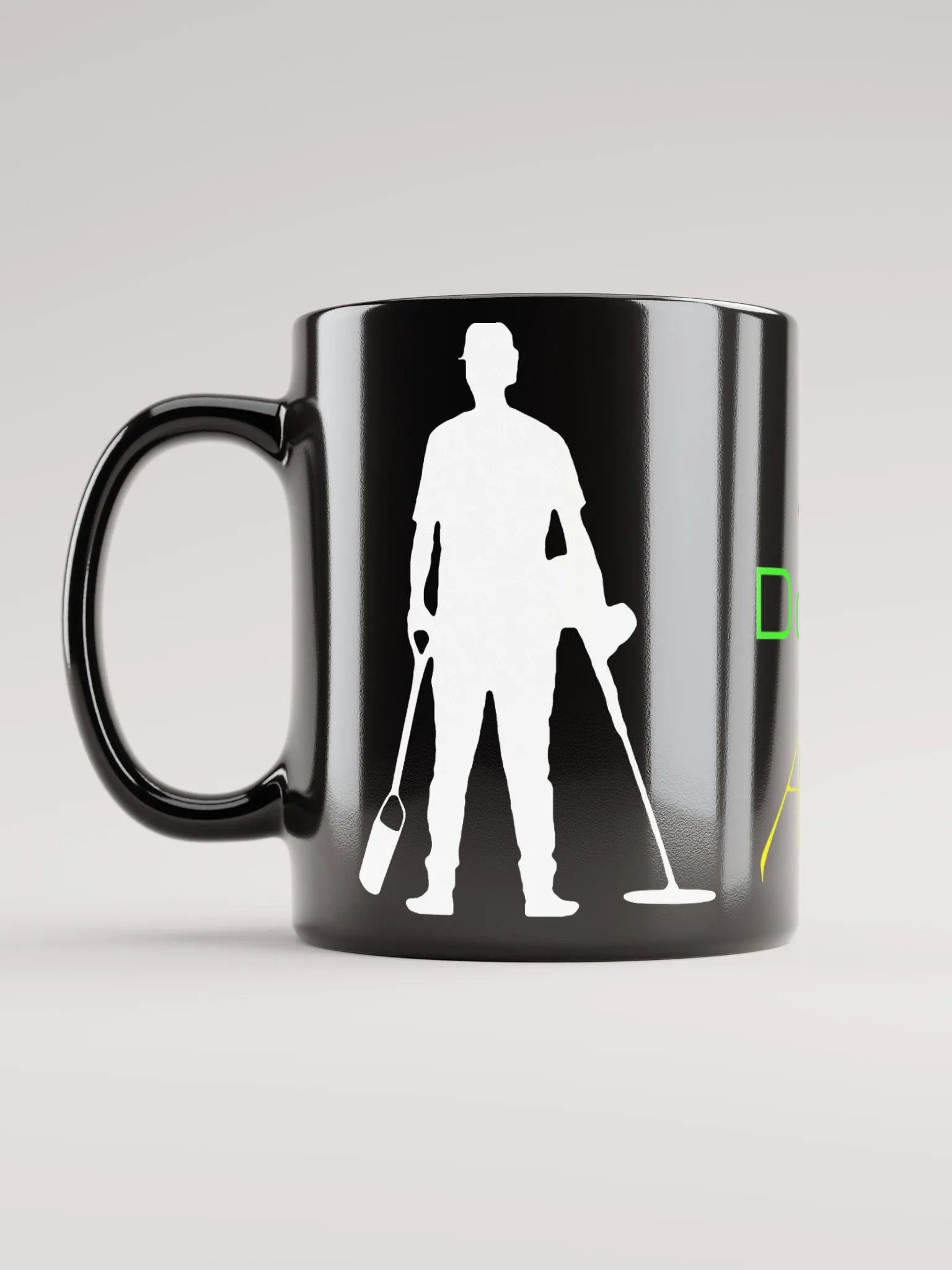 DDUA Glossy Black Mug product image (3)