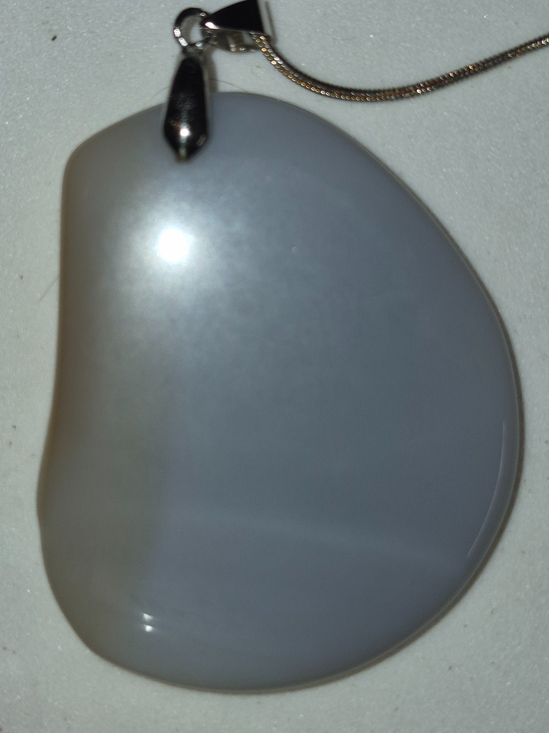 Natural Gray Agate Pendent product image (1)