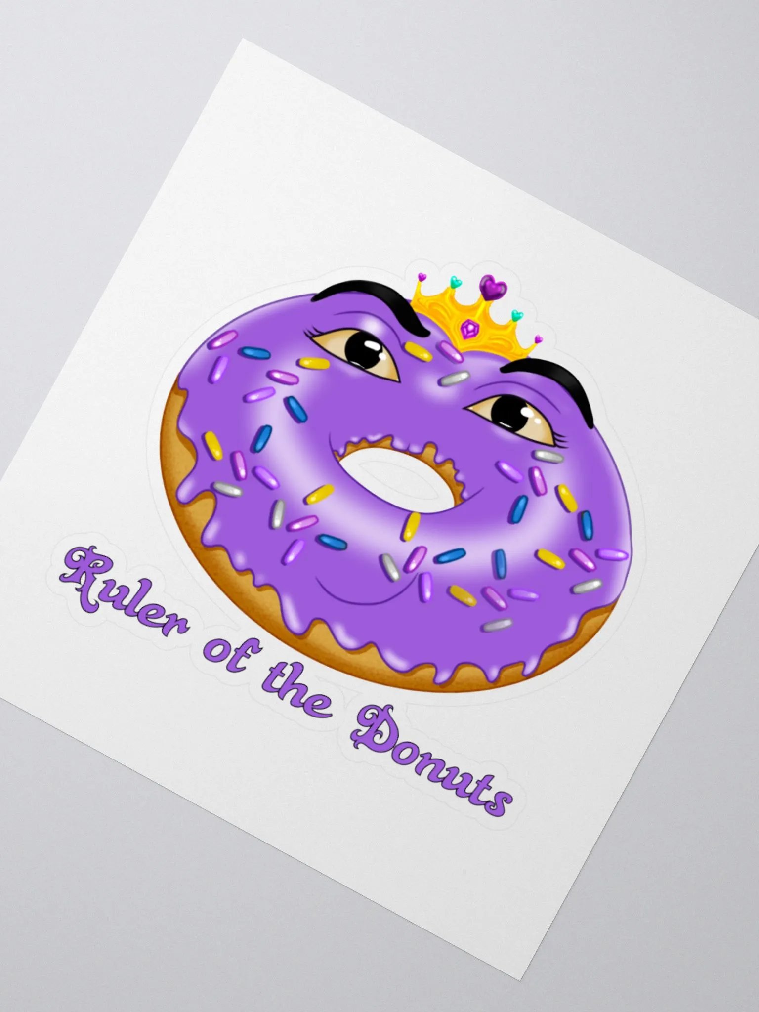 Ruler of the Donuts KissCut Sticker product image (6)