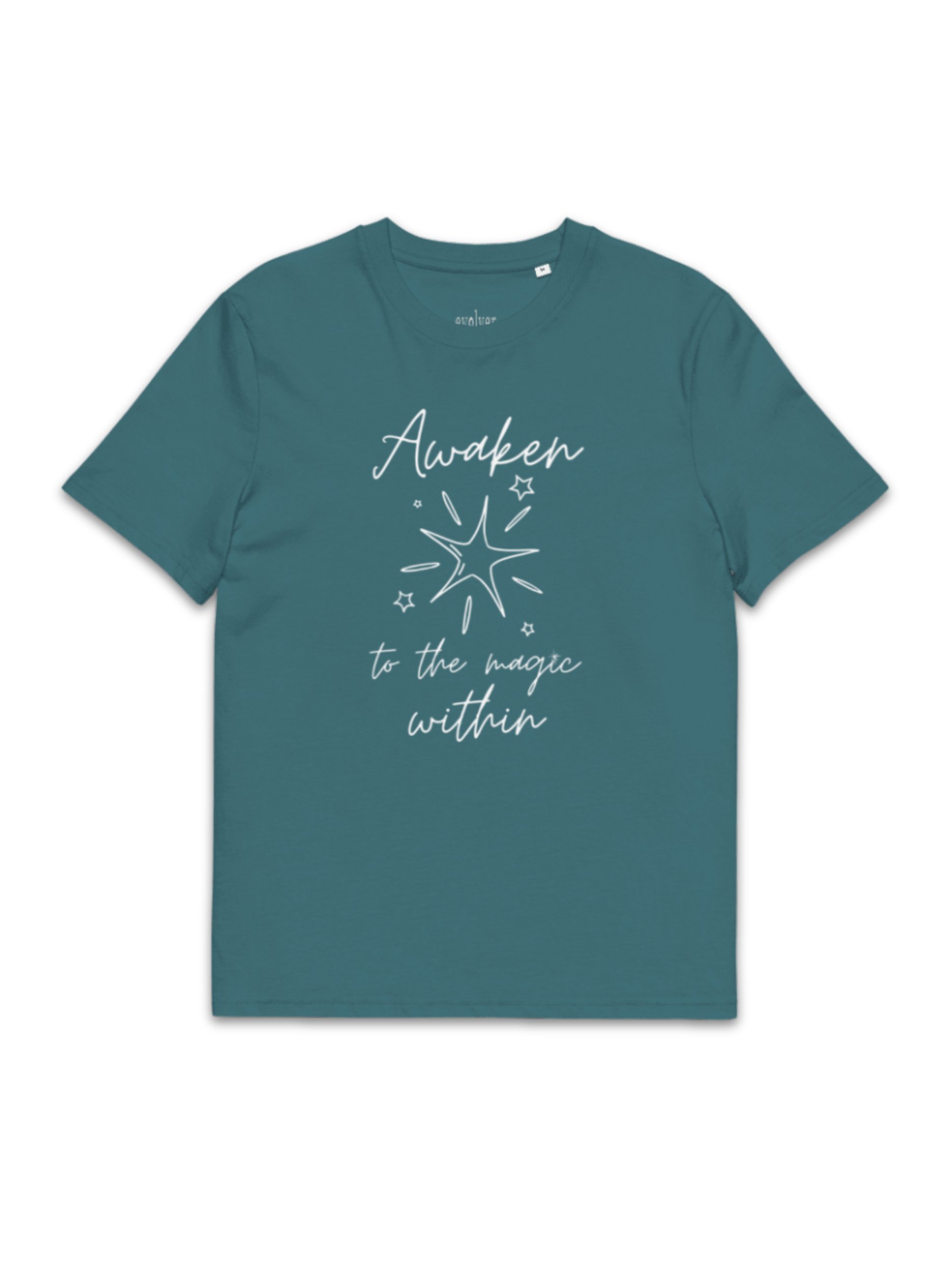 Awaken to the Magic Within: Organic Tee white lettering product image (1)