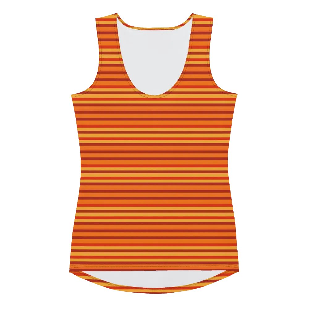 Rays of Warmth Striped Women's Tank Top product image (3)