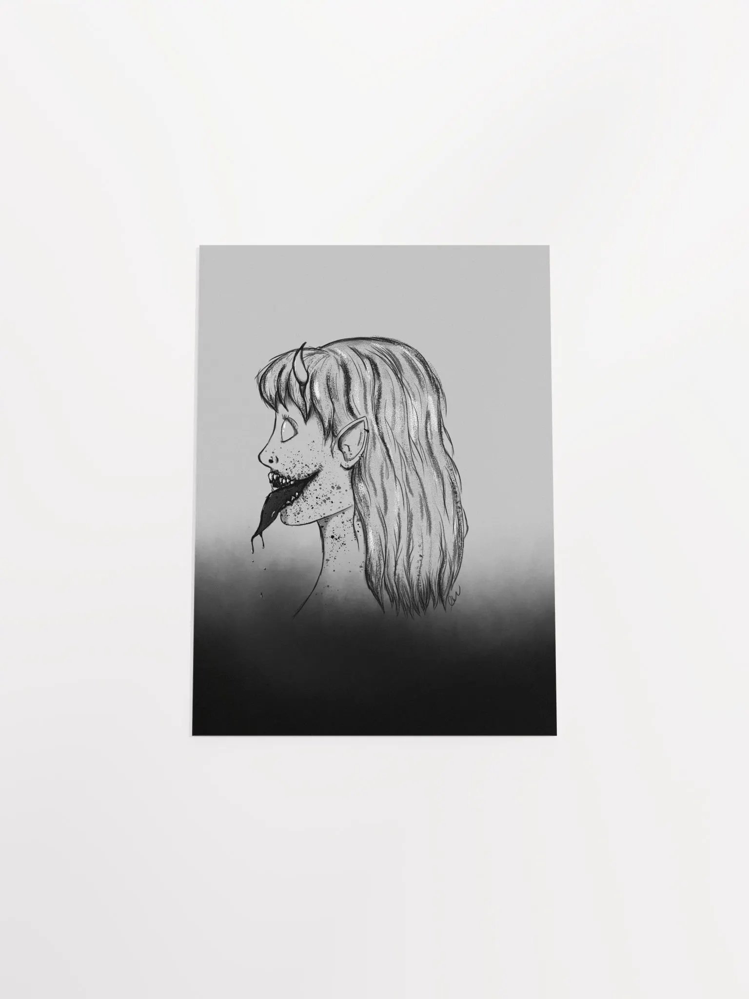 Dark demon elf print product image (19)