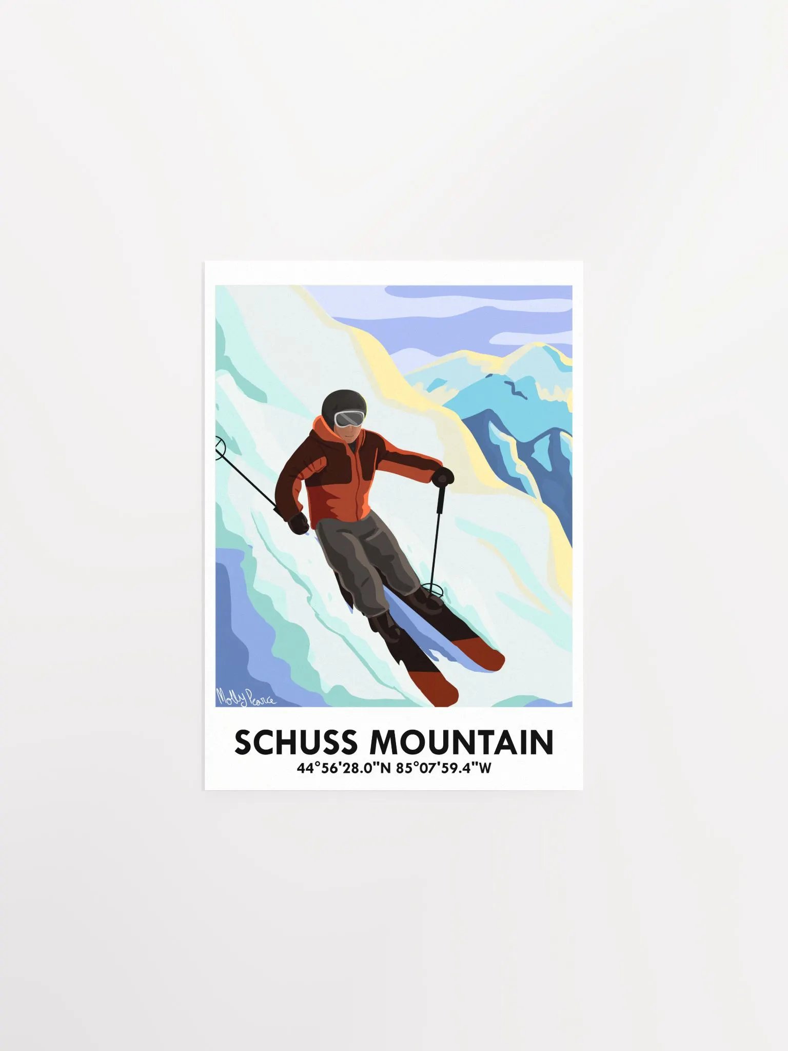 Schuss Mountain Travel Poster product image (1)