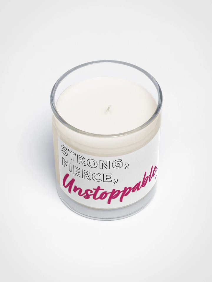 STRONG FIERCE UNSTOPPABLE | Soy Wax Candle product image (1)