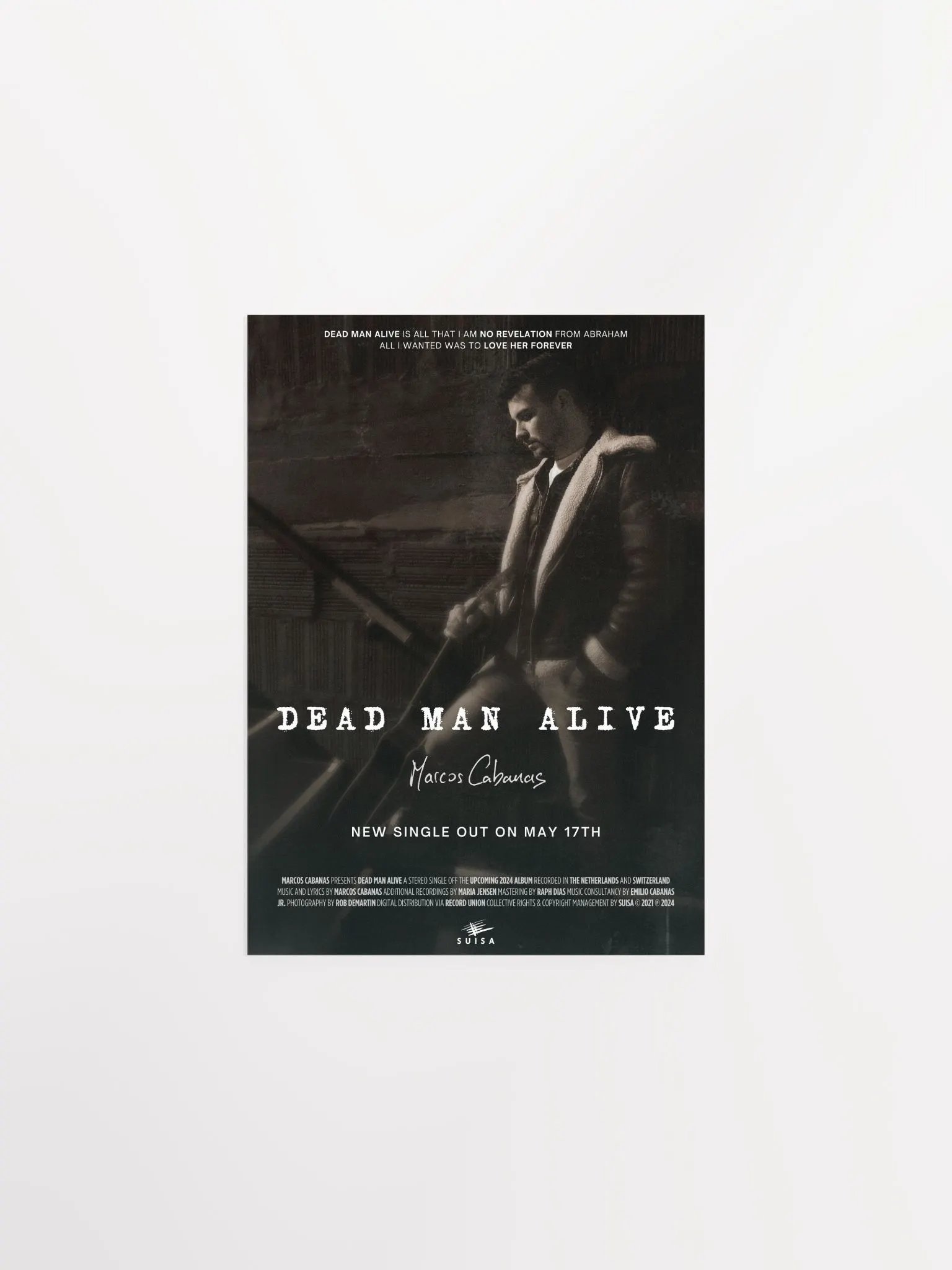 DEAD MAN ALIVE PROMO POSTER product image (1)