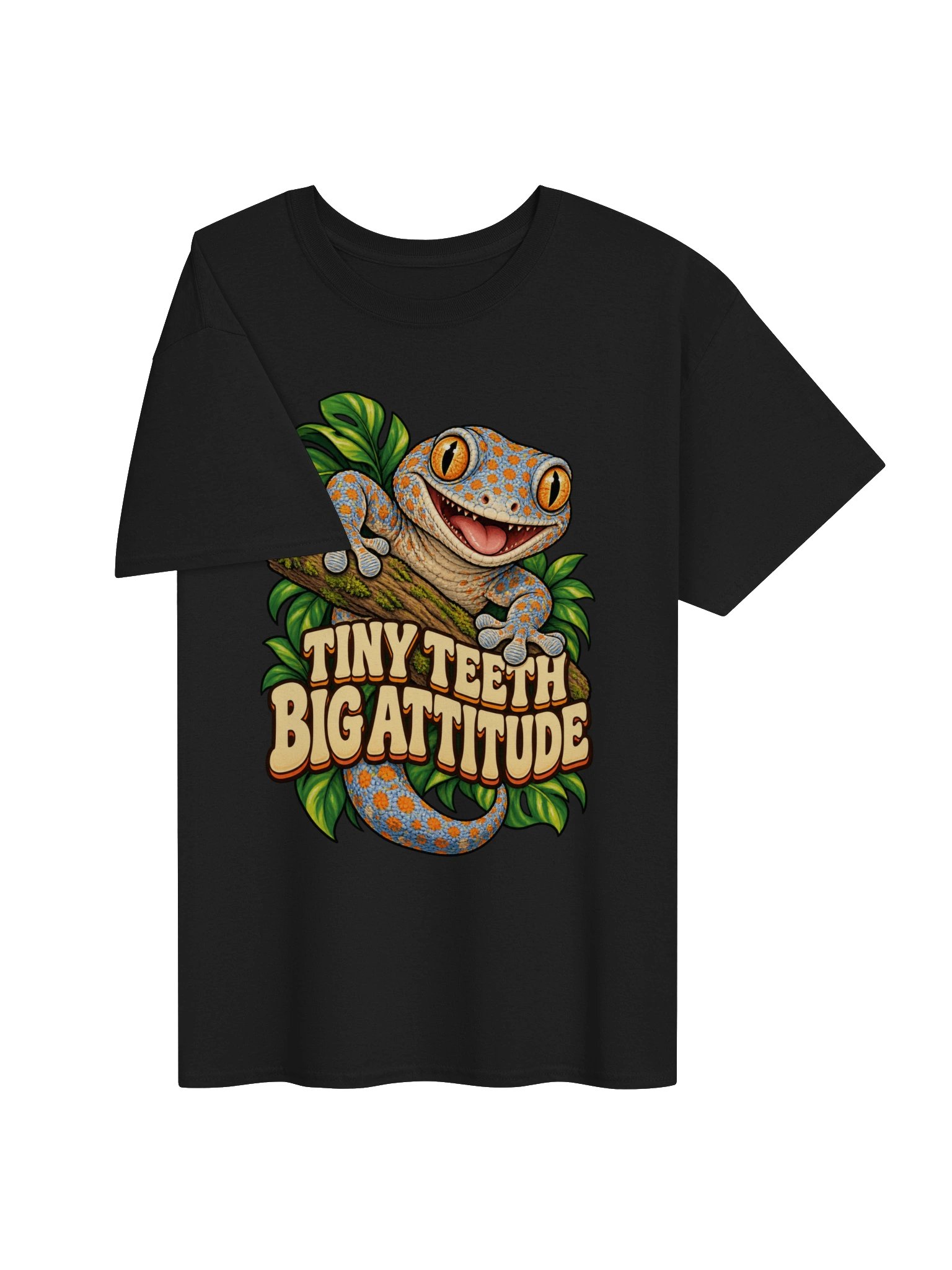 Tiny Teeth Big Attitude Tokay Gecko T-Shirt product image (3)