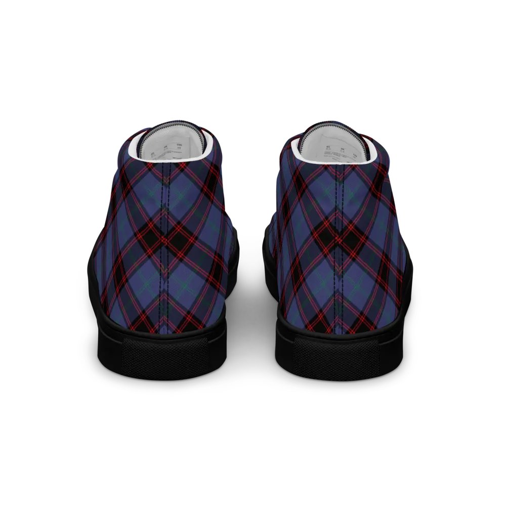 Rutherford Tartan Men's High Top Shoes product image (6)