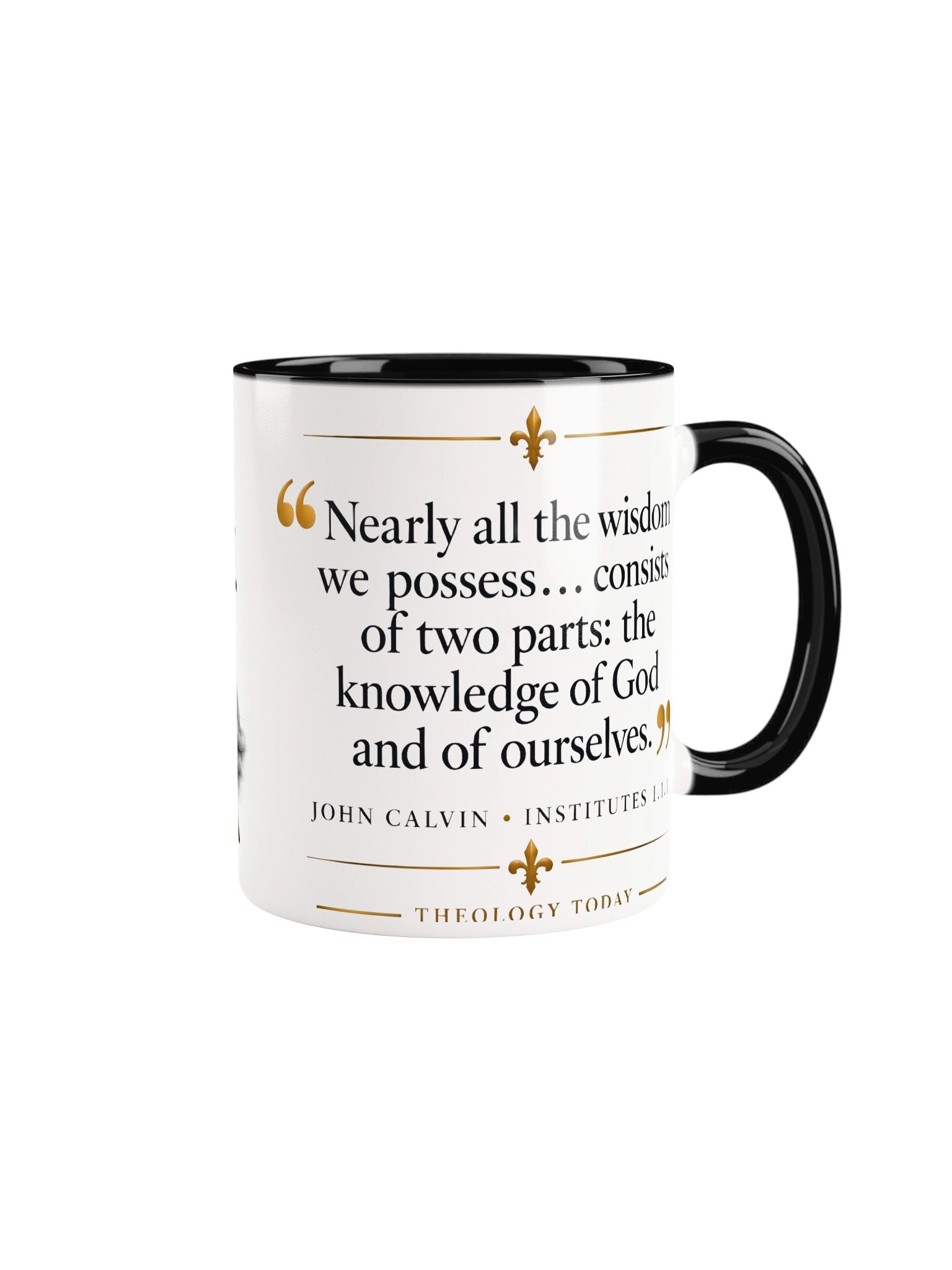 Know God. Know Yourself. — John Calvin Institutes Mug product image (2)