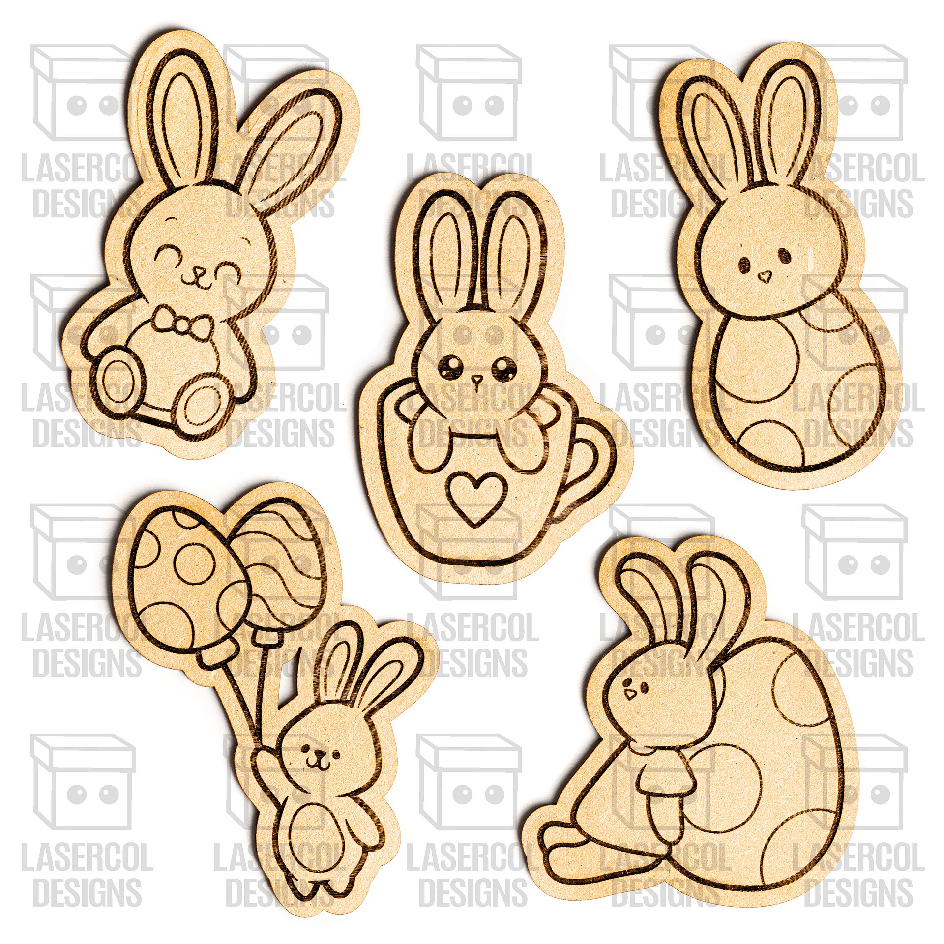 Easter Cut outs/Paint Kit Set 5 & Set 6 - Laser Cut Files product image (5)