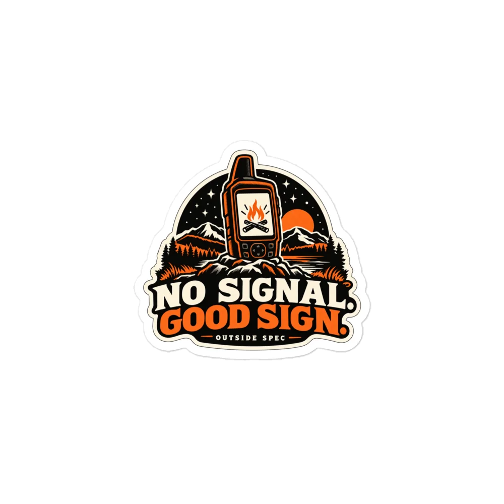 No Signal Good Sign Outdoor Sticker product image (1)