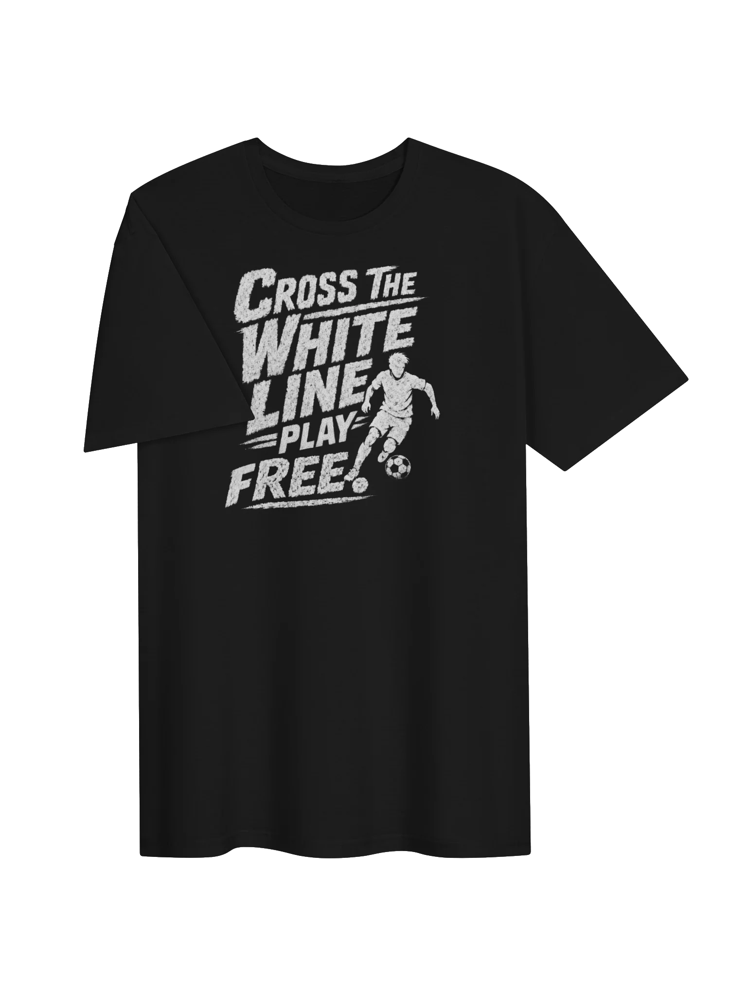 Cross the White Line Soccer Graphic Tee product image (3)
