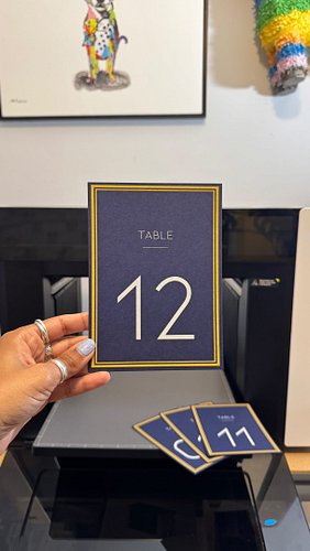 Testing out how the xTool O1 Omni does with cardstock by making some wedding table numbers. 

Never have I ever made table nu...