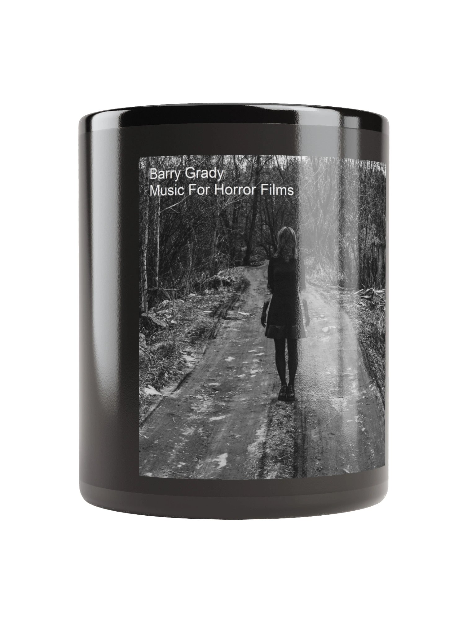 'Music For Horror Films' Black Glossy Mug product image (1)