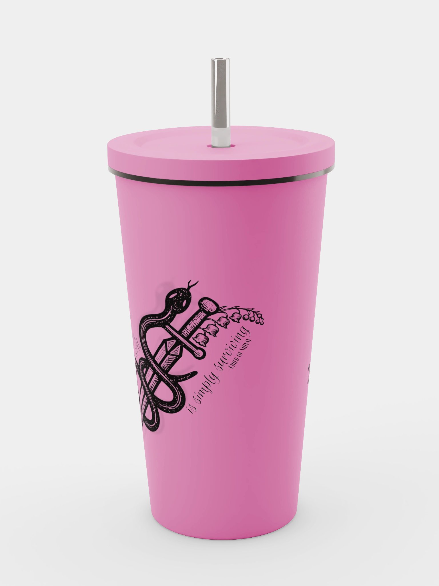 Team Kesh | Surviving Tumbler with Straw product image (4)