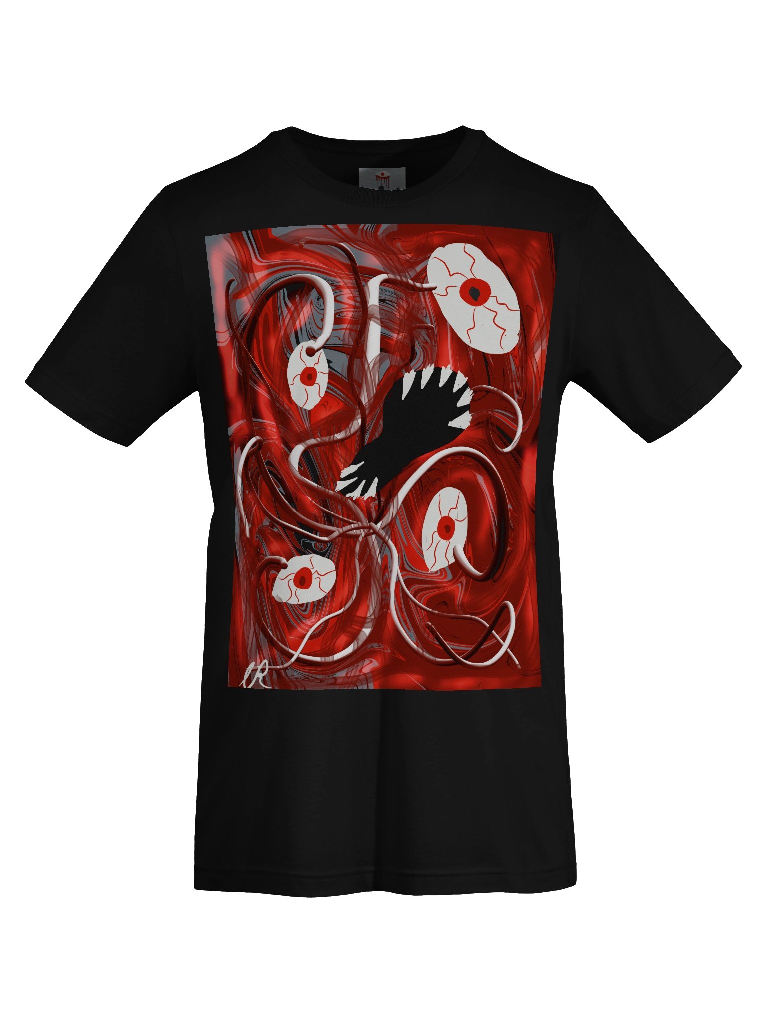 Marbled Eyeballs Tee — Bella+Canvas Supersoft by The Artsy Brain product image (7)