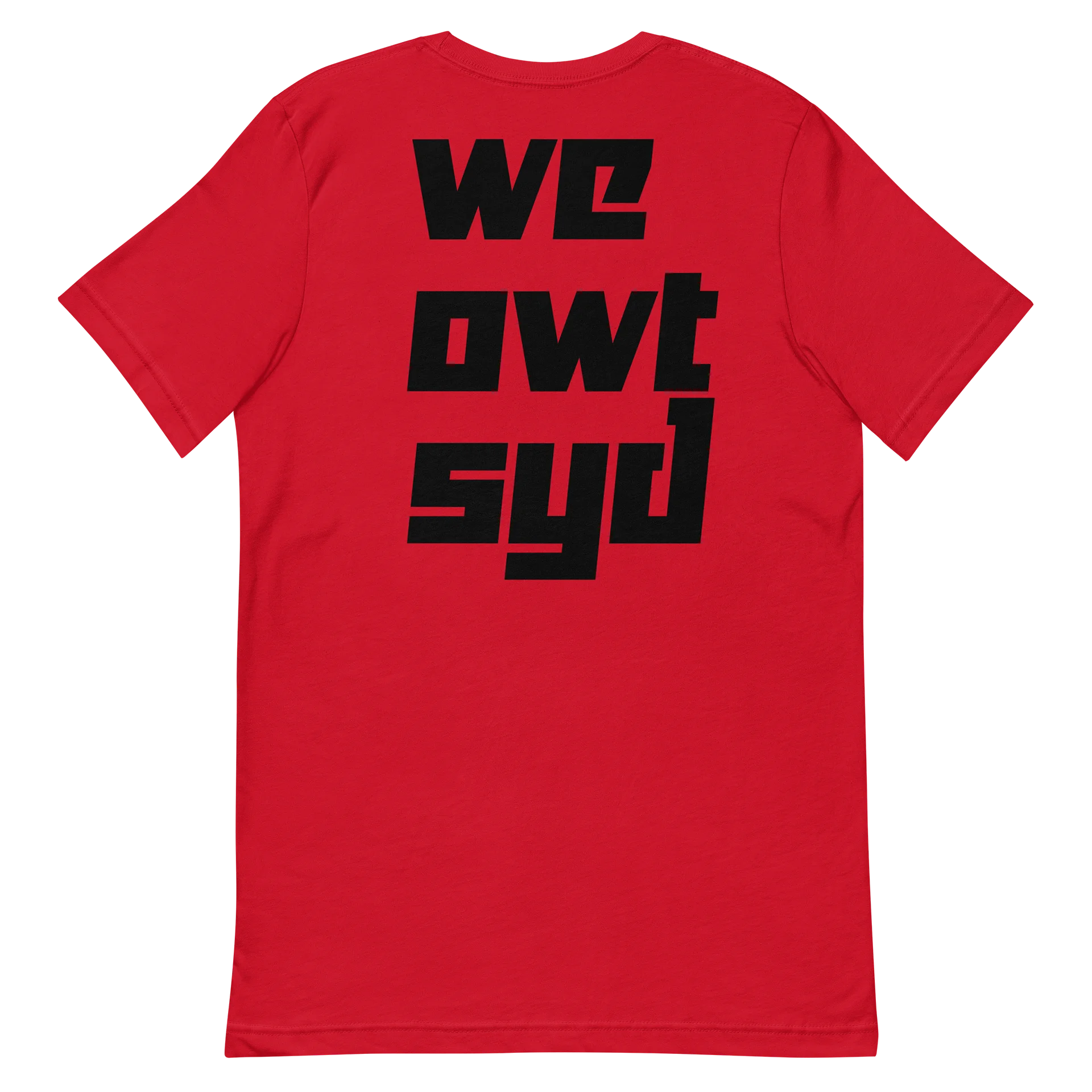 WeOwtsyd Premium T-Shirt - Chest Logo - Red product image (6)