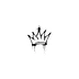 ONE KING Urban Crown Logo Die-Cut Magnet