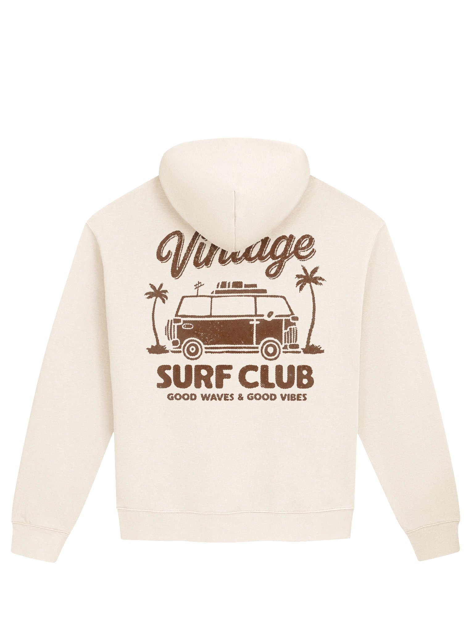 Vintage Surf Club - Good Waves & Good Vibes Surf Van Hoodie product image (27)