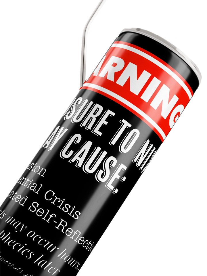 Nix Warning Label Tumbler product image (2)