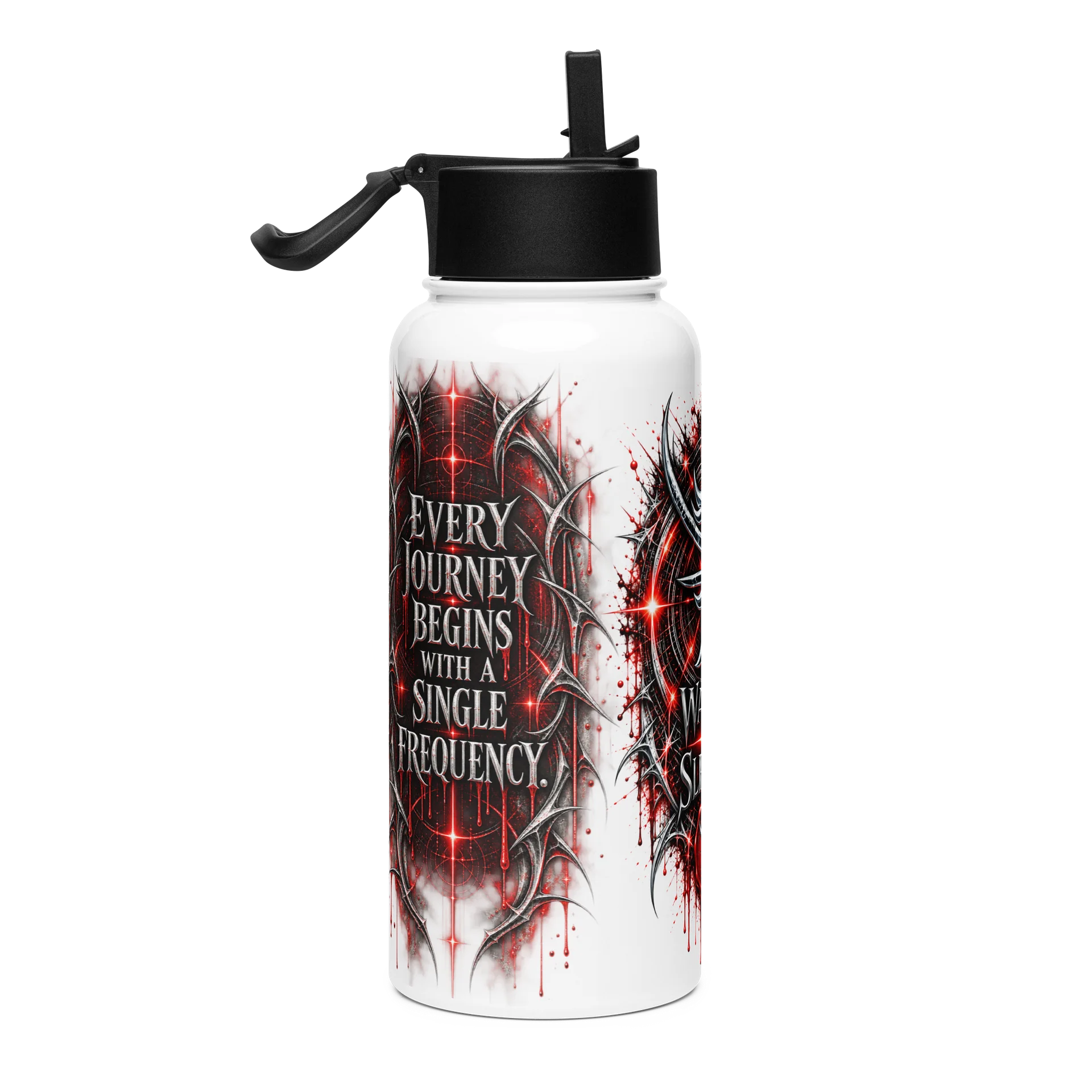 Waking the Sleeper — Frequencies Connect Us All Water Bottle product image (4)